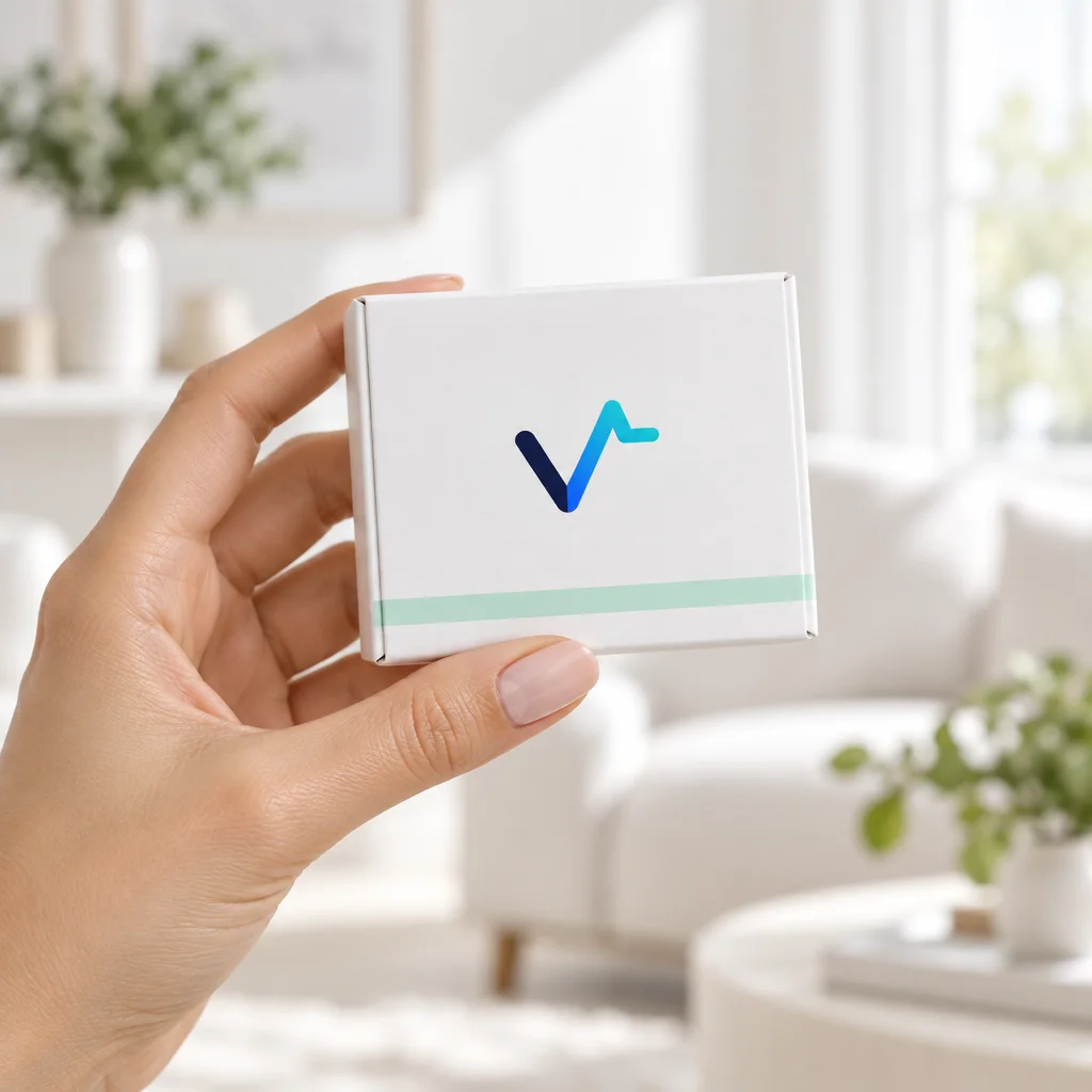 Calm Stomach Tablet held in hand