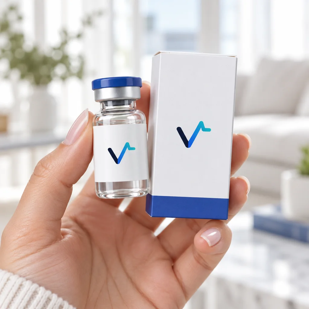 Lipo-B Pulse Shot held in hand